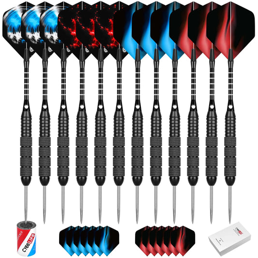 CyeeLife 6/12PCS 24G hard dart steel needle